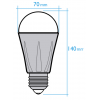 Bombilla alta potencia LED alta calidad E-27P 18W